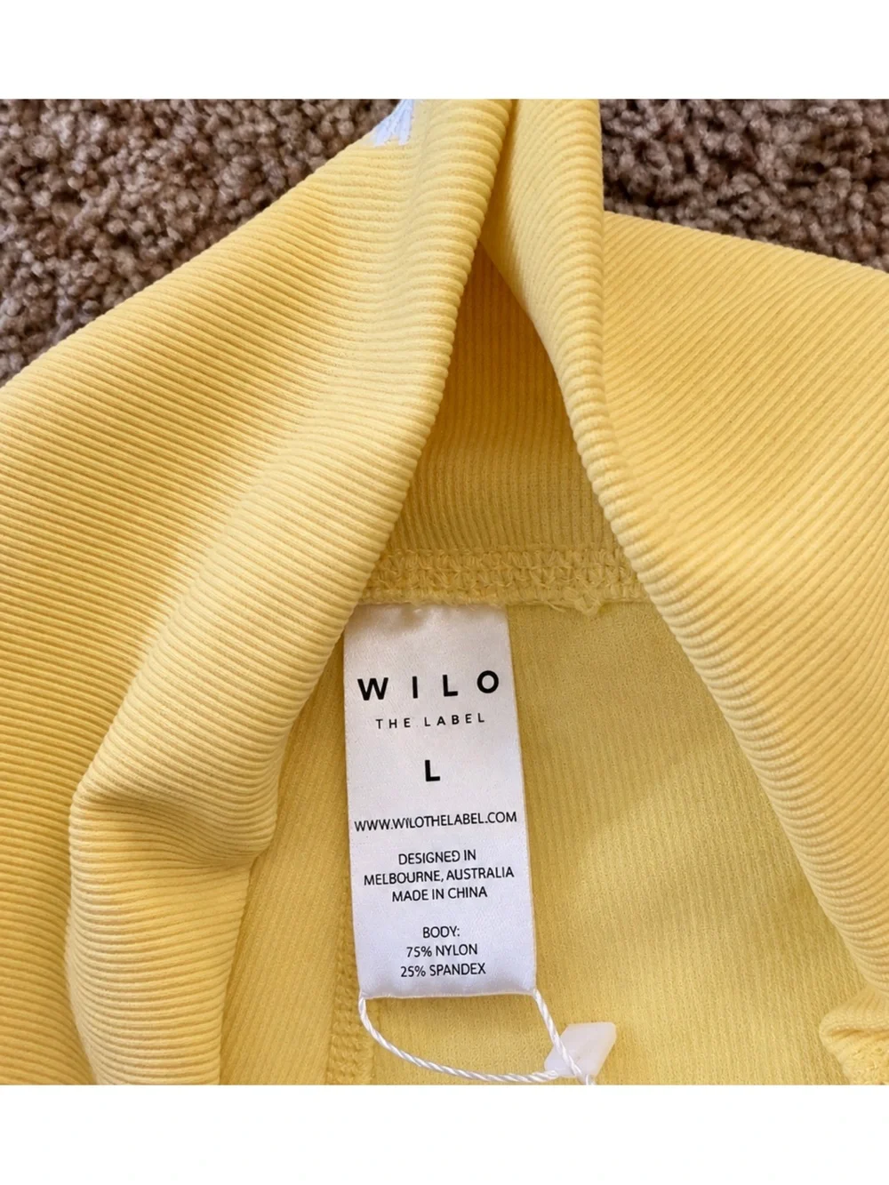 NWT Wilo Biker Shorts